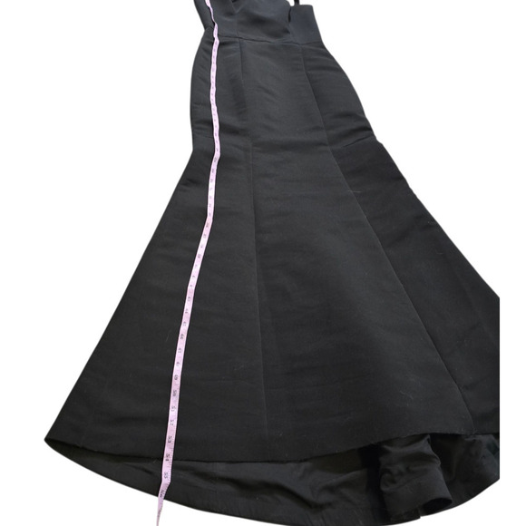 Amsale Ida Black Gown Size 8 Medium Maxi Dress - Picture 8 of 8